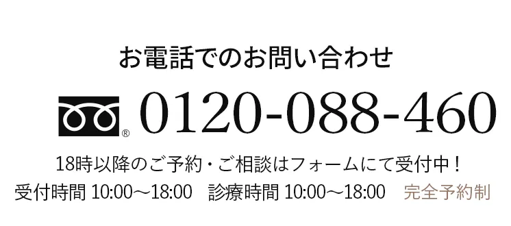 お電話でのお問い合わせ0120-088-460